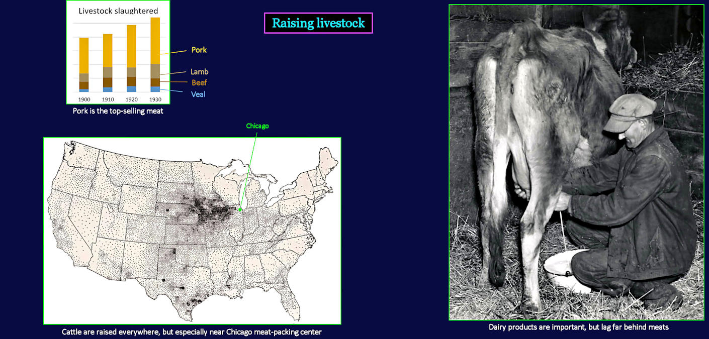 More Livestock, 1920s map